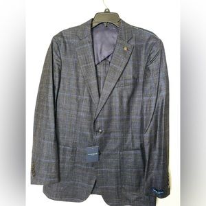 Peter Millar Plaid Wool Silk Cashmere Barchetta Jacket Blazer. Mens:42R